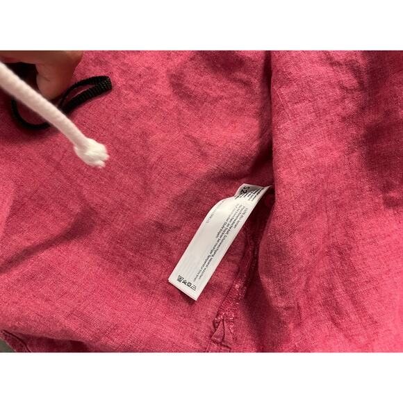 Eileen Fisher 2-Piece 100% Linen Set pink Shirt & Pants Size M top L pants - Picture 4 of 9